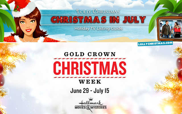 Hallmark Movies & Mysteries' 2018 Gold Crown Christmas Week TV Schedule