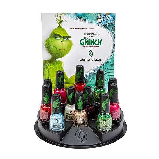 China Glaze x The Grinch Holiday 2018 Collection