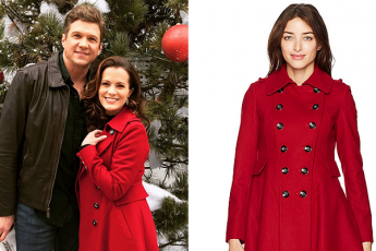 Melissa Claire Egan's Coat from Hallmark's 'Holiday For Heroes'!