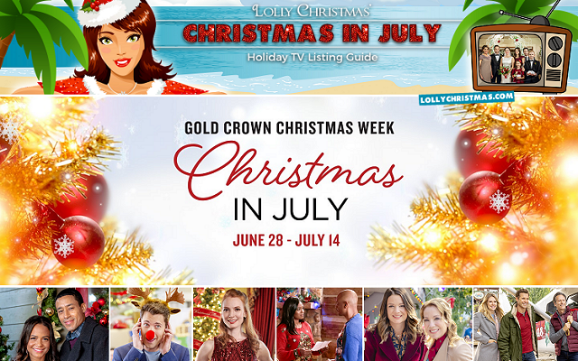 Hallmark Movies & Mysteries' 2019 Gold Crown Christmas TV Schedule