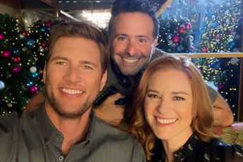 Sarah Drew & Ryan McPartlin Are Filming 'Twinkle All the Way' for Lifetime!