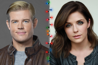 Trevor Donovan & Jen Lilley Filming 'U.S.S. Christmas' Movie for Hallmark!
