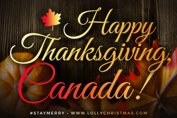 Happy Thanksgiving, Canada!