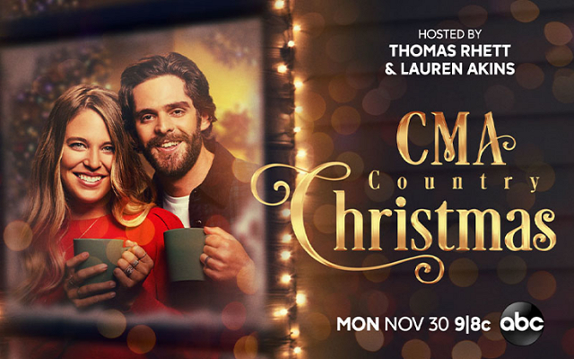 Thomas Rhett and Lauren Akins to Host This Year's 'CMA Country Christmas'!