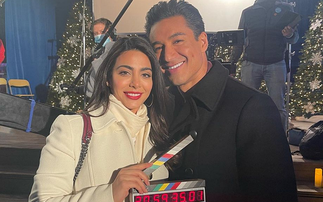 Mario Lopez & Emeraude Toubia Wrap Filming for Lifetime's 'Holiday in Santa Fe'