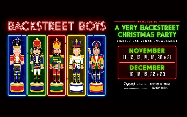 Backstreet Boys Return to Las Vegas for 'A Very Backstreet Christmas Party'