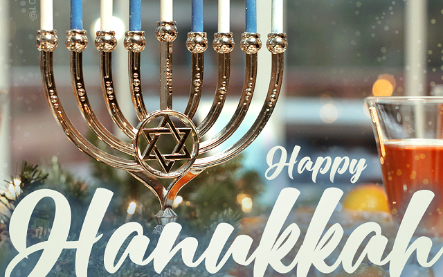 Happy Hanukkah from LollyChristmas.com!