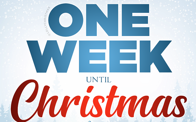1 Week Until Christmas!