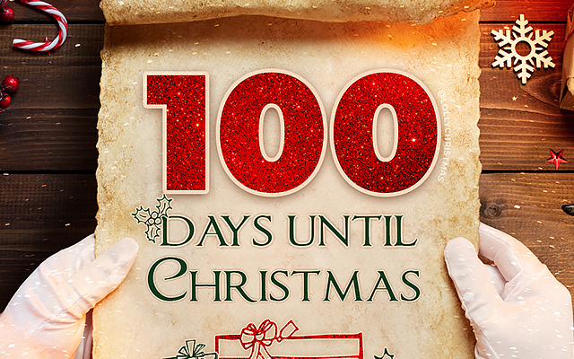 Merry 100 Days Until Christmas! | LollyChristmas.com