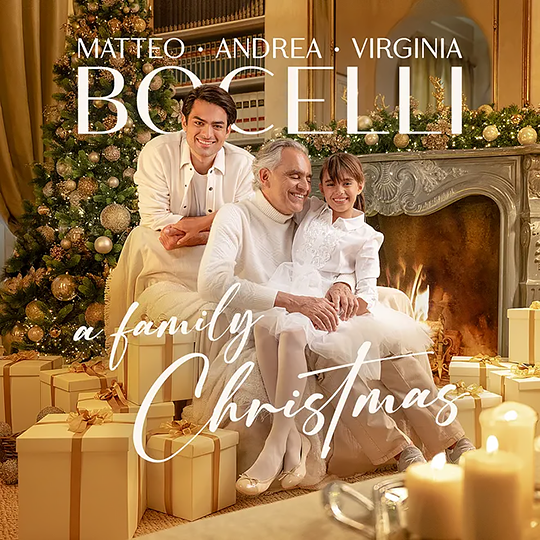 Andrea Bocelli Releases "A Family Christmas" Album with His Children, Matteo & Virginia!