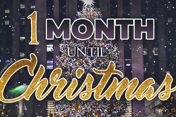 We're One Month Away from Christmas Day!