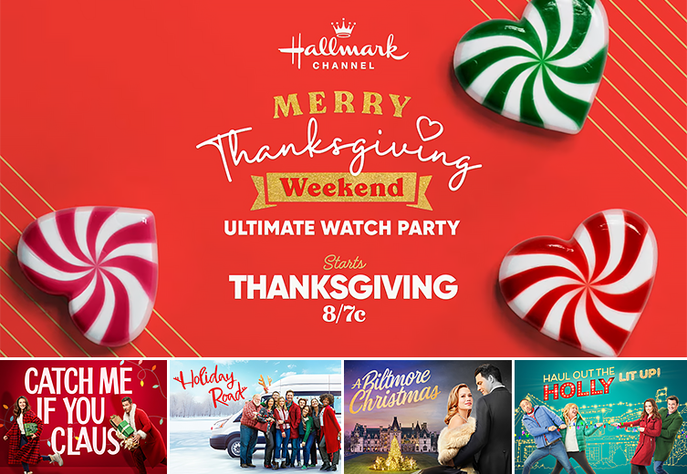 Hallmark Channel's Merry Thanksgiving Weekend Returns with the Ultimate Watch Party!